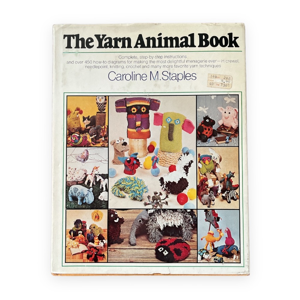 The Yarn Animal Book Step x Step Instruction Crewel Needlepoint Knitting Crochet